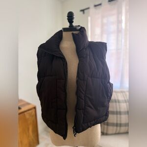 Black Puffer Vest